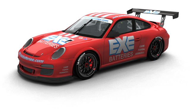 Exe Batteries Porsche Race Car