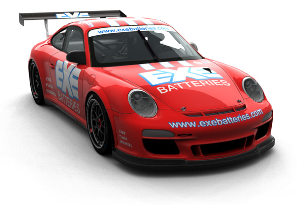 Exe Batteries Plymouth Porsche Race Car